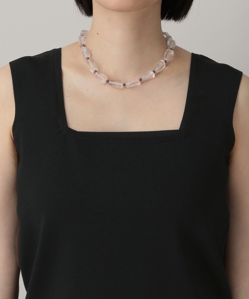 A part by（アパートバイ）の「FROZZEE2WAYタンクトップ（タンクトップ・レディース・ブラウン/ライトパープル/ブラック/アイボリー・FREE）」の17枚目の写真