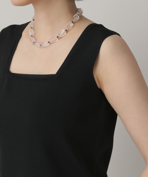 A part by（アパートバイ）の「FROZZEE2WAYタンクトップ（タンクトップ・レディース・ブラウン/ライトパープル/ブラック/アイボリー・FREE）」の18枚目の写真