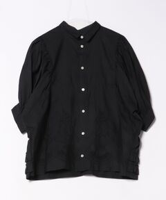別注】ne Quittez pas BLACK POPLIN ORGANZEシャツ（シャツ