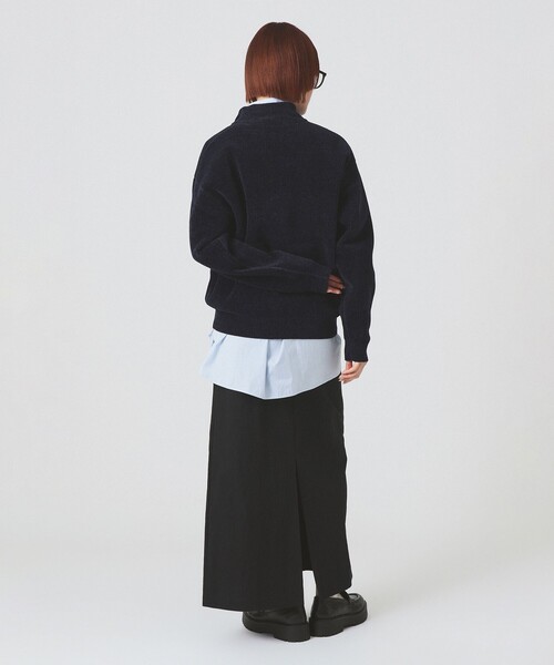 Ray BEAMS（レイビームス）の「Lee / Half Zip Sweat（スウェット・レディース・ブラウン/ネイビー・SMALL）」の17枚目の写真
