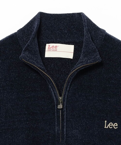 Ray BEAMS（レイビームス）の「Lee / Half Zip Sweat（スウェット・レディース・ブラウン/ネイビー・SMALL）」の4枚目の写真