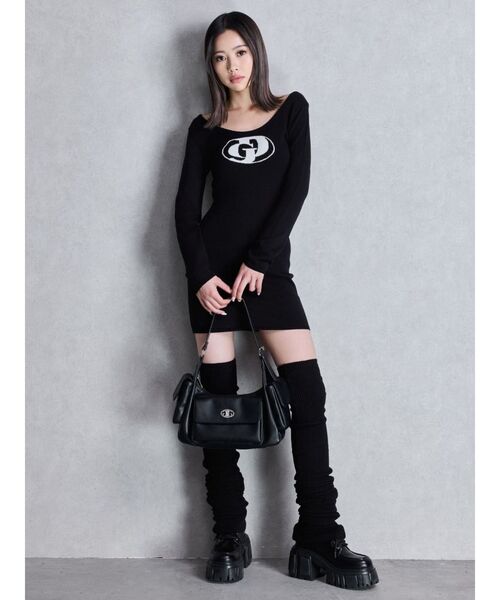 GYDA（ジェイダ）の「SymmetryGYDA ポケットBAG（ハンドバッグ・レディース・ブラウン/ブラック・FREE）」の7枚目の写真