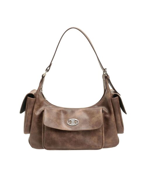 GYDA（ジェイダ）の「SymmetryGYDA ポケットBAG（ハンドバッグ・レディース・ブラウン/ブラック・FREE）」の14枚目の写真