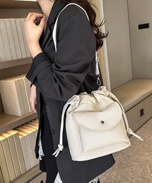 ショルダーバッグ 2wayバケットバッグ