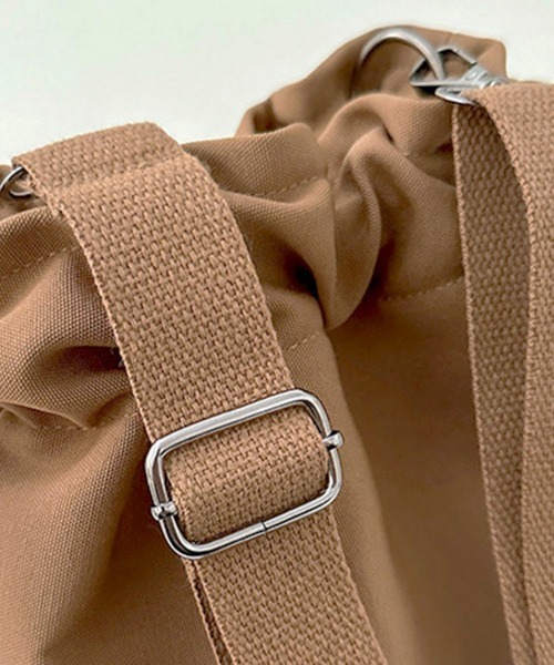 Miniministore(ミニミニストア)の「ショルダーバッグ 2wayバケットバッグ(ショルダーバッグ・レディース・アイボリー/ピンク/キャメル/ブラック・FREE)」の19枚目の写真