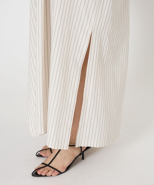 BABYLONE（バビロン）の「フーディシャツワンピース（シャツワンピース・レディース・ライトグリーン/オフホワイト・フリー）」の22枚目の写真