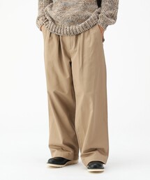 BEAMS | ワイドストレート 2プリーツ チノ パンツ(その他パンツ)