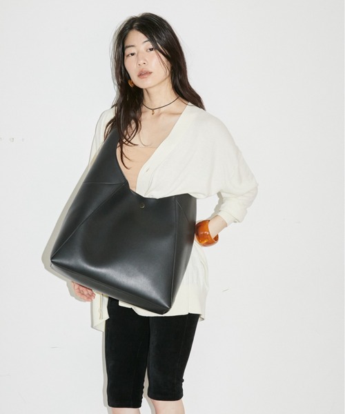 THEATRE PRODUCTS（シアタープロダクツ）の「レザレットワンハンドルショルダーバッグ（ショルダーバッグ・レディース・ブラウン/ブラック・FREE）」の9枚目の写真