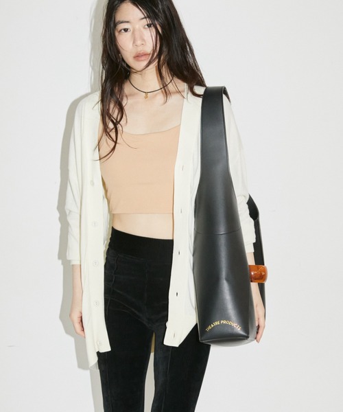 THEATRE PRODUCTS（シアタープロダクツ）の「レザレットワンハンドルショルダーバッグ（ショルダーバッグ・レディース・ブラウン/ブラック・FREE）」の10枚目の写真