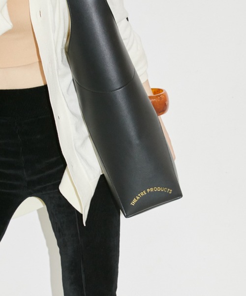 THEATRE PRODUCTS（シアタープロダクツ）の「レザレットワンハンドルショルダーバッグ（ショルダーバッグ・レディース・ブラウン/ブラック・FREE）」の11枚目の写真