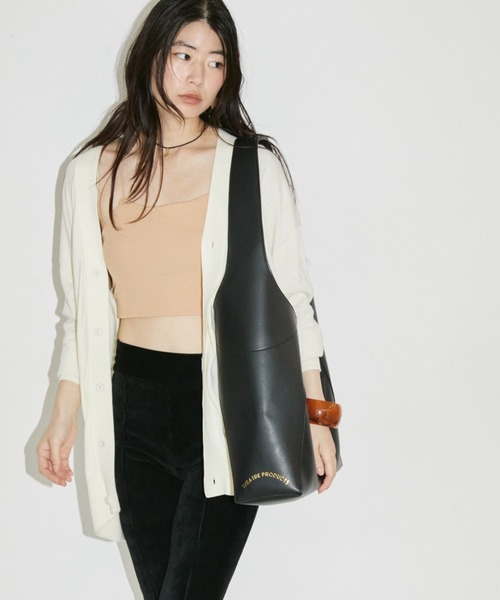 THEATRE PRODUCTS（シアタープロダクツ）の「レザレットワンハンドルショルダーバッグ（ショルダーバッグ・レディース・ブラウン/ブラック・FREE）」の13枚目の写真