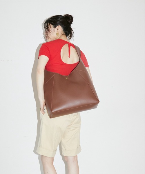 THEATRE PRODUCTS（シアタープロダクツ）の「レザレットワンハンドルショルダーバッグ（ショルダーバッグ・レディース・ブラウン/ブラック・FREE）」の16枚目の写真