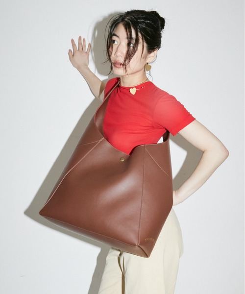 THEATRE PRODUCTS（シアタープロダクツ）の「レザレットワンハンドルショルダーバッグ（ショルダーバッグ・レディース・ブラウン/ブラック・FREE）」の17枚目の写真