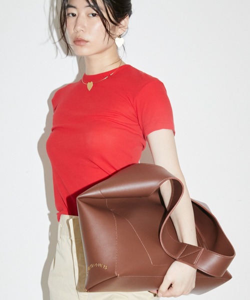 THEATRE PRODUCTS（シアタープロダクツ）の「レザレットワンハンドルショルダーバッグ（ショルダーバッグ・レディース・ブラウン/ブラック・FREE）」の19枚目の写真