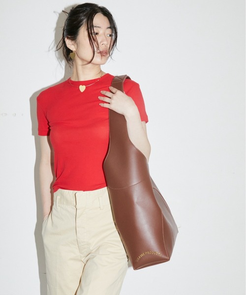 THEATRE PRODUCTS（シアタープロダクツ）の「レザレットワンハンドルショルダーバッグ（ショルダーバッグ・レディース・ブラウン/ブラック・FREE）」の20枚目の写真