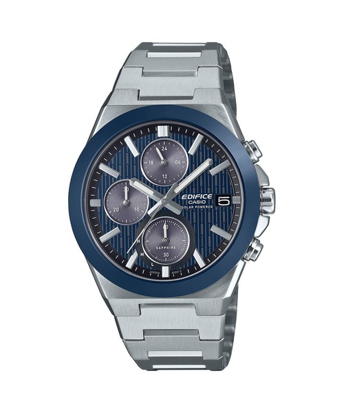 EDIFICE(CASIO)(エディフィス)の「CERAMIC BEZEL / EFS-S650YD-2AJF(アナログ腕時計・メンズ・ネイビー・FREE)」の1枚目の写真