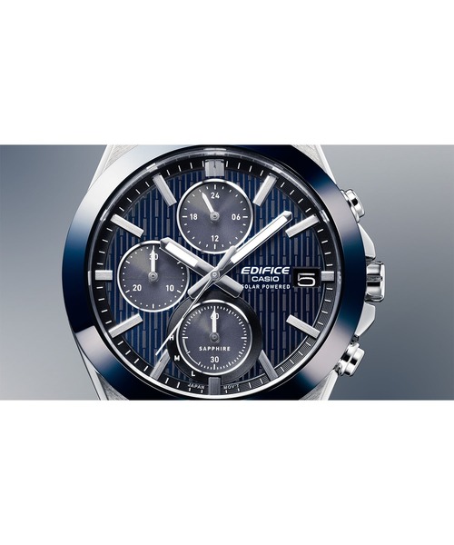 EDIFICE(CASIO)(エディフィス)の「CERAMIC BEZEL / EFS-S650YD-2AJF(アナログ腕時計・メンズ・ネイビー・FREE)」の7枚目の写真
