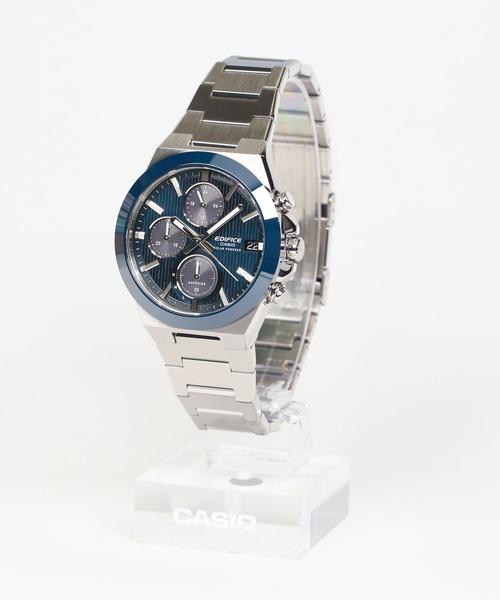 EDIFICE(CASIO)(エディフィス)の「CERAMIC BEZEL / EFS-S650YD-2AJF(アナログ腕時計・メンズ・ネイビー・FREE)」の8枚目の写真