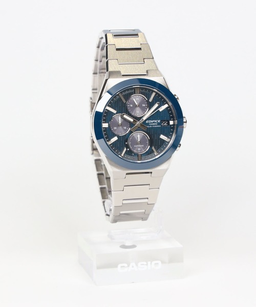 EDIFICE(CASIO)(エディフィス)の「CERAMIC BEZEL / EFS-S650YD-2AJF(アナログ腕時計・メンズ・ネイビー・FREE)」の9枚目の写真