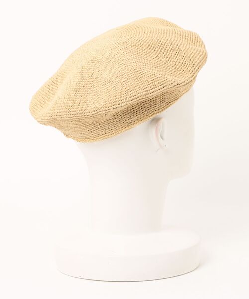 31 Sons de mode（トランテアン　ソン　ドゥ　モード）の「ベレー帽（ハンチング/ベレー帽・レディース・ベージュ・ﾌﾘ-）」の2枚目の写真