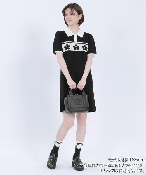 17日終日まで価格 マリークワント ワンピース ポロ ポロニット ワンピース（ワンピース）｜MARY QUANT（マリー