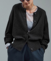 SALON adam et rope' | カシミヤクルーネックニットカーディガン(カーディガン/ボレロ)