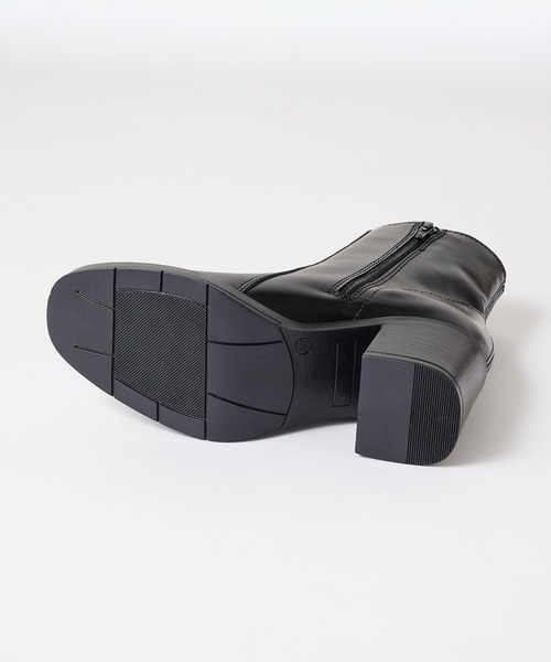 eness（エネス）の「【ENESS】インサイドジップチェンキーブーツ ST-5878（ブーツ・レディース・ブラック・35/39/38/37/36）」の6枚目の写真