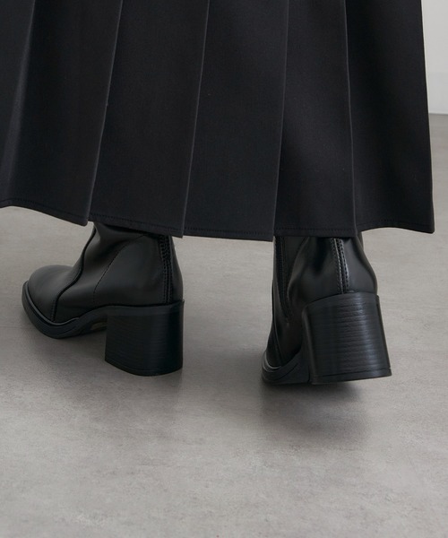 eness（エネス）の「【ENESS】インサイドジップチェンキーブーツ ST-5878（ブーツ・レディース・ブラック・35/39/38/37/36）」の12枚目の写真