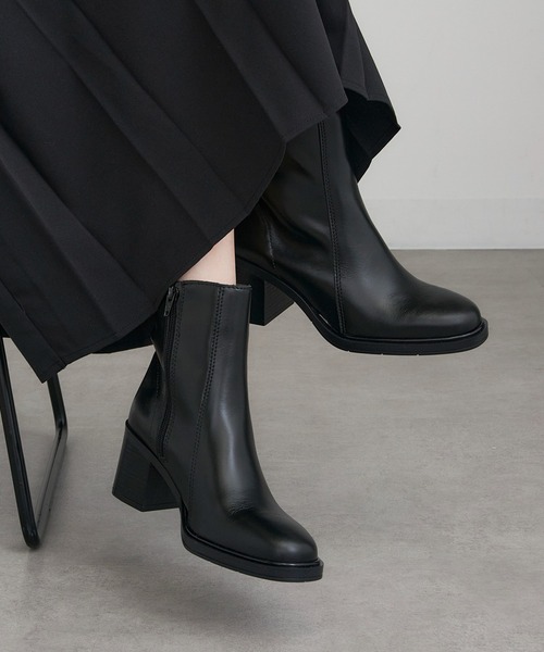 eness（エネス）の「【ENESS】インサイドジップチェンキーブーツ ST-5878（ブーツ・レディース・ブラック・35/39/38/37/36）」の8枚目の写真