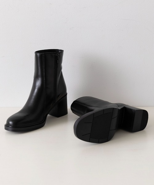 eness（エネス）の「【ENESS】インサイドジップチェンキーブーツ ST-5878（ブーツ・レディース・ブラック・35/39/38/37/36）」の2枚目の写真