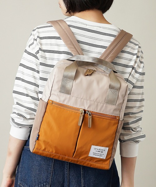 moz(モズ)の「【VASKA by moz】ヴェスカ リュック バックパック VZPS-04(ショルダーバッグ・レディース・オレンジ/グリーン/ブラック/ブルー/ネイビー・ONE SIZE)」の5枚目の写真