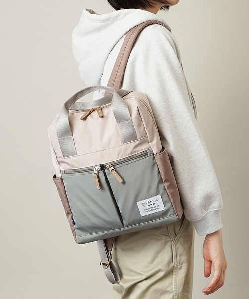 moz(モズ)の「【VASKA by moz】ヴェスカ リュック バックパック VZPS-04(ショルダーバッグ・レディース・オレンジ/グリーン/ブラック/ブルー/ネイビー・ONE SIZE)」の2枚目の写真