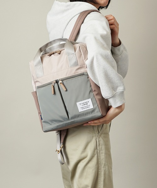 moz(モズ)の「【VASKA by moz】ヴェスカ リュック バックパック VZPS-04(ショルダーバッグ・レディース・オレンジ/グリーン/ブラック/ブルー/ネイビー・ONE SIZE)」の9枚目の写真