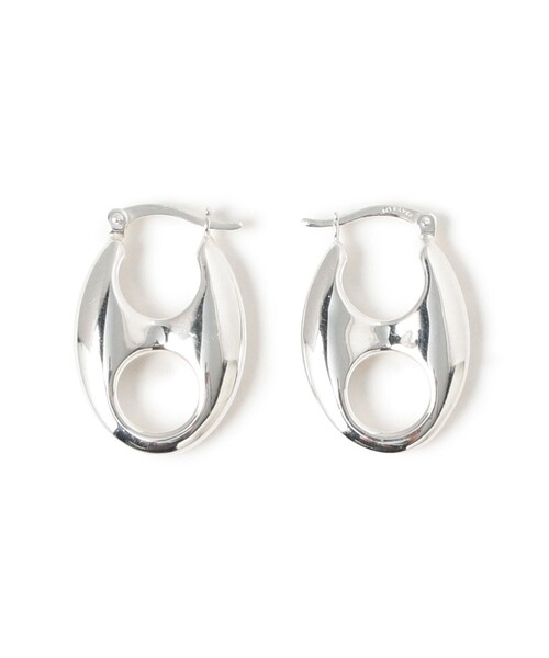 Ray BEAMS(レイビームス)の「シルバー ピッグ ノーズ ピアス(ピアス(両耳用)・レディース・シルバー・ONE SIZE)」の1枚目の写真