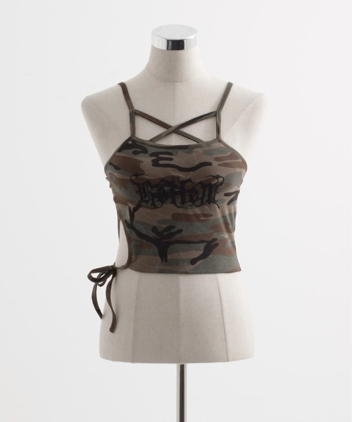 REFLEM/レフレム』クロスストラップキャミソール（キャミソール