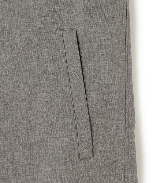 J.PRESS YORK STREET(ジェイプレスヨークストリート)の「【UNISEX】ウールライク トラックジャケット(ブルゾン・メンズ・ブラック系/ライトグレー系・SMALL/MEDIUM/LARGE)」の8枚目の写真