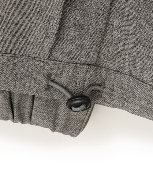 J.PRESS YORK STREET(ジェイプレスヨークストリート)の「【UNISEX】ウールライク トラックジャケット(ブルゾン・メンズ・ブラック系/ライトグレー系・SMALL/MEDIUM/LARGE)」の5枚目の写真