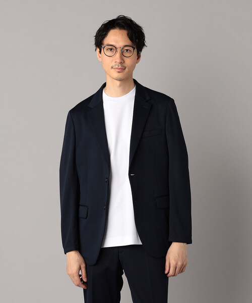 COMME CA MEN（コムサメン）の「【セットアップ対応】マイクロメッシュエアージャージー テーラードジャケット（テーラードジャケット・メンズ・ネイビー/グレー/ブラック・S/M/L/XS/XL）」の3枚目の写真