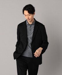 なお　黒色メッシュセットアップLサイズ ラインカラーメッシュトップ（ニット/セーター）｜STYLEMIXER