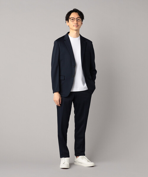 COMME CA MEN（コムサメン）の「【セットアップ対応】マイクロメッシュエアージャージー テーラードジャケット（テーラードジャケット・メンズ・ネイビー/グレー/ブラック・S/M/L/XS/XL）」の5枚目の写真