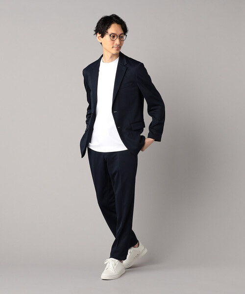 COMME CA MEN（コムサメン）の「【セットアップ対応】マイクロメッシュエアージャージー テーラードジャケット（テーラードジャケット・メンズ・ネイビー/グレー/ブラック・S/M/L/XS/XL）」の12枚目の写真