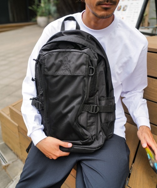 THRASHER(スラッシャー)の「【THRASHER/スラッシャー】BackPack 30L 撥水加工 バックパック(バックパック/リュック・メンズ・ブラック/ブラック系その他/オフホワイト・FREE)」の10枚目の写真