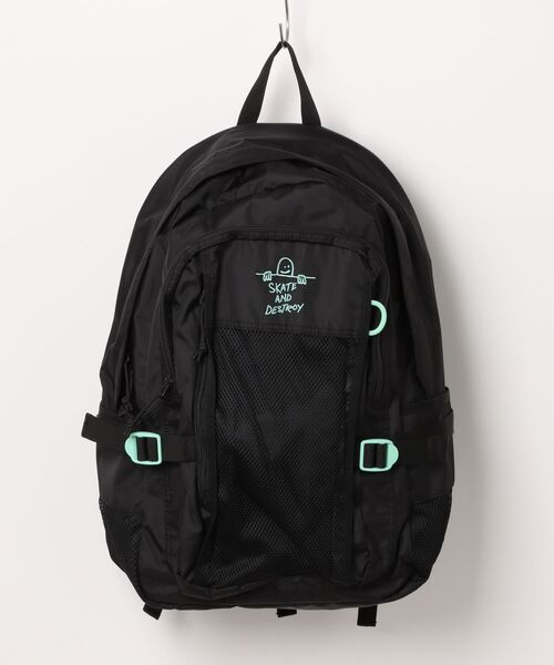 THRASHER(スラッシャー)の「【THRASHER/スラッシャー】BackPack 30L 撥水加工 バックパック(バックパック/リュック・メンズ・ブラック/ブラック系その他/オフホワイト・FREE)」の17枚目の写真