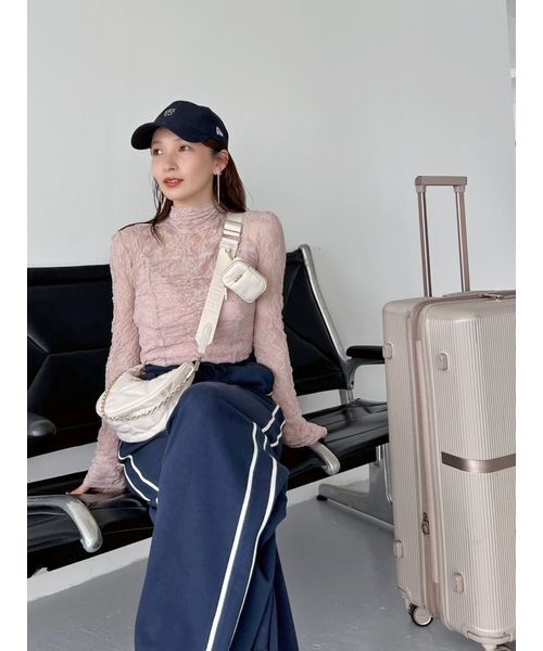 WEB限定カラーあり】UVカットスウェットワイドパンツ