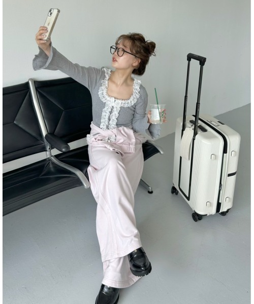 スナイデル　カットスウェットワイドパンツ WEB限定カラーあり】UVカットスウェットワイドパンツ（フル