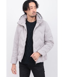 HIGH STREET（ハイストリート）の「ﾃｯｸｽｴｰﾄﾞｷﾙﾄﾌｰﾃﾞｨｰﾀﾞｳﾝBL（ブルゾン）」