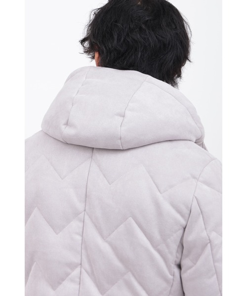 HIGH STREET（ハイストリート）の「ﾃｯｸｽｴｰﾄﾞｷﾙﾄﾌｰﾃﾞｨｰﾀﾞｳﾝBL（ブルゾン・メンズ・ブラック/グレー・L/M/S）」の10枚目の写真