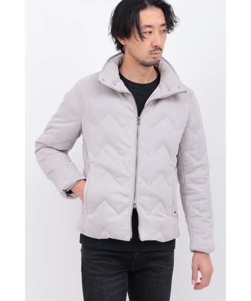 HIGH STREET（ハイストリート）の「ﾃｯｸｽｴｰﾄﾞｷﾙﾄﾌｰﾃﾞｨｰﾀﾞｳﾝBL（ブルゾン・メンズ・ブラック/グレー・L/M/S）」の14枚目の写真