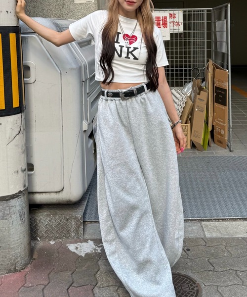 ROOPTOKYO(ループトウキョウ)の「ROOP TOKYO×側湾症ネキ I LOVE NK ミニTシャツ(Tシャツ/カットソー・レディース・ホワイト・FREE)」の6枚目の写真