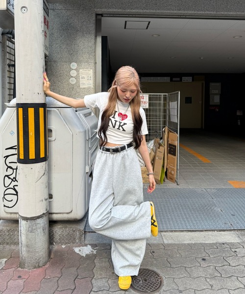 ROOPTOKYO(ループトウキョウ)の「ROOP TOKYO×側湾症ネキ I LOVE NK ミニTシャツ(Tシャツ/カットソー・レディース・ホワイト・FREE)」の5枚目の写真
